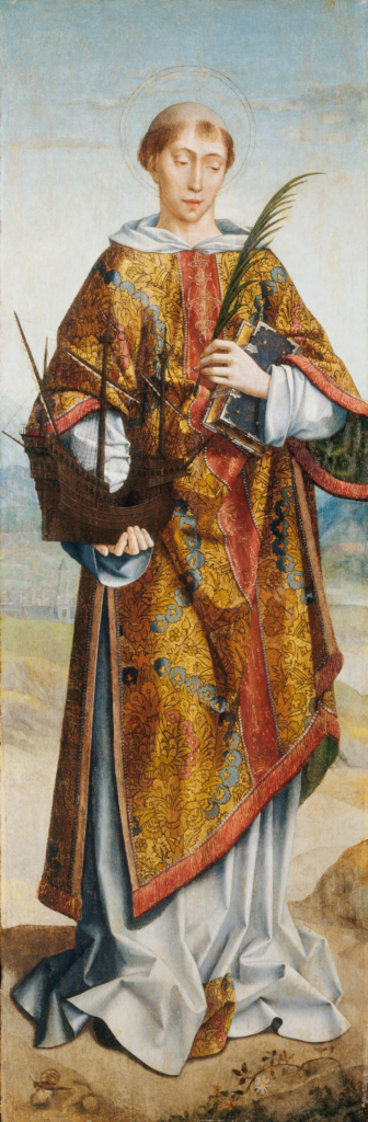 16th-century painting of St Vincent of Saragossa by Frei Carlos (a Flemish painter active in Portugal at the time)